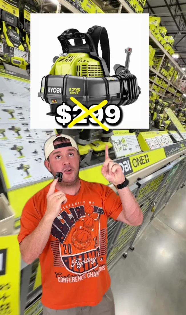 Sean in a store aisle finding clearance